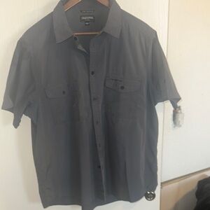 Craghoppers grey short sleeve shirt size XL